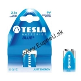 TESLA BLUE+ 9V Zinc Carbon 1ks blister