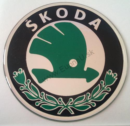 logo ŠKODA green 8,0cm (ks)