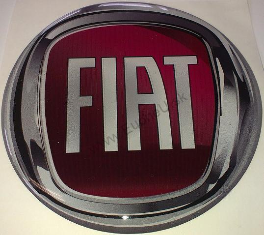 logo FIAT red 8,0cm (ks)
