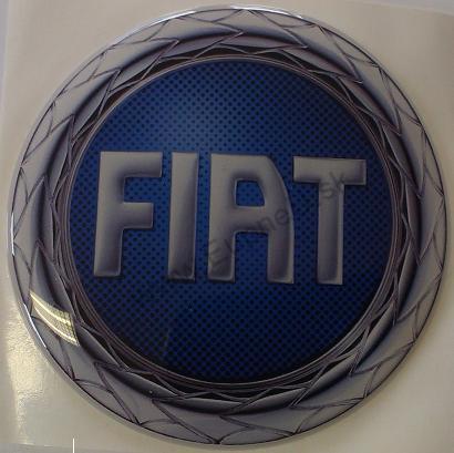 logo FIAT blue 7,5cm