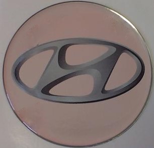 logo HYUNDAI silver 5,5cm