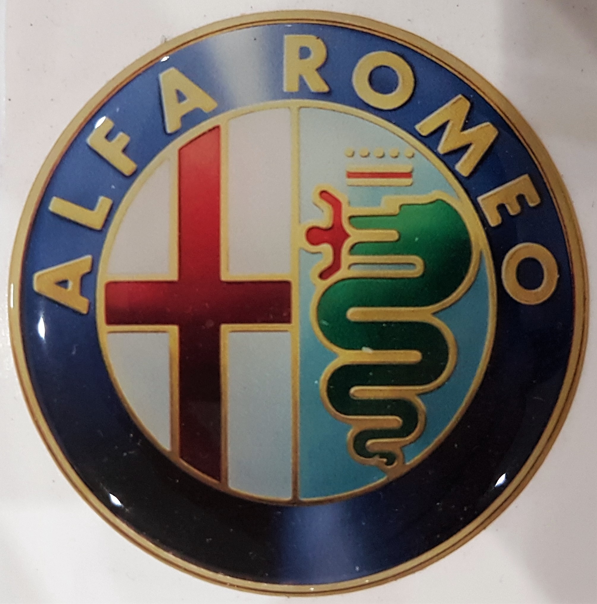 logo ALFA ROMEO modrá 5,9cm