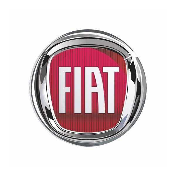 logo FIAT red 7,5cm best