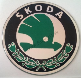logo ŠKODA green 8,9cm (ks)