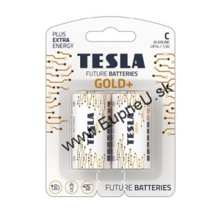 TESLA GOLD+ C Alkaline 2ks blister